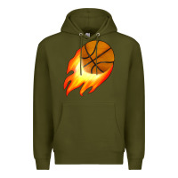 Army Green basketball Premium Hoodie - JahusDesignShop