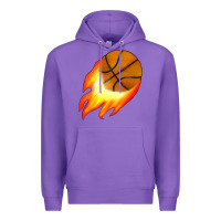 Purple basketball Premium Hoodie - JahusDesignShop