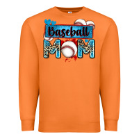 Carrot baseball mom with leopard Premium Sweatshirt - Zillion Design Studio