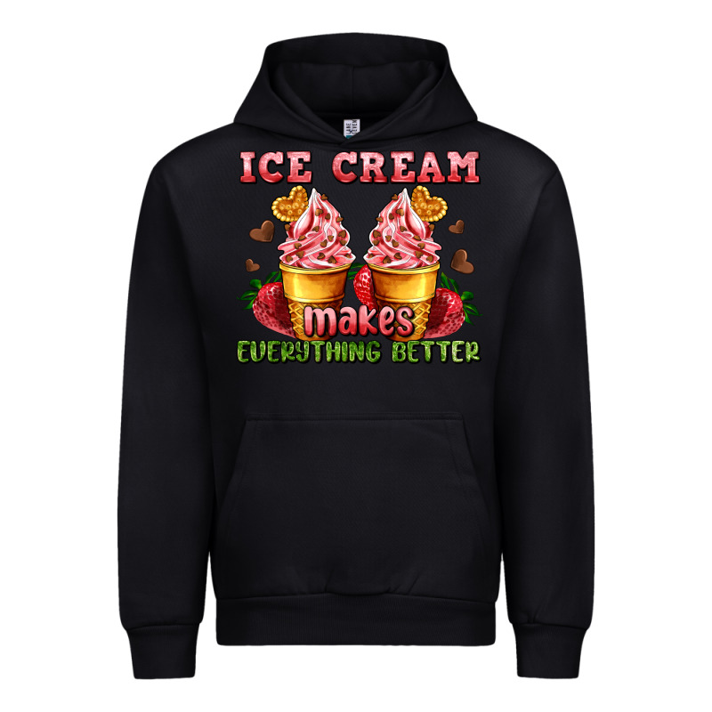 Ice Cream Makes Everything Better Urban Hoodie by AdoDesignShop | Teevron