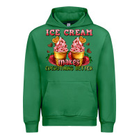 Emerald ice cream makes everything better Urban Hoodie - AdoDesignShop