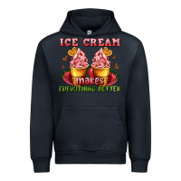 Navy ice cream makes everything better Urban Hoodie - AdoDesignShop