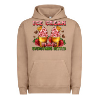 Pigment Burro ice cream makes everything better Urban Hoodie - AdoDesignShop
