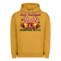 Pigment Peanut Butter ice cream makes everything better Urban Hoodie - AdoDesignShop