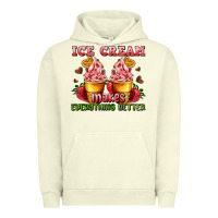Pigment Pistachio ice cream makes everything better Urban Hoodie - AdoDesignShop
