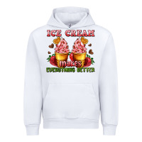 White ice cream makes everything better Urban Hoodie - AdoDesignShop