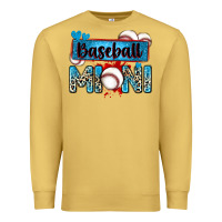 Antique Gold baseball mini with leopard Premium Sweatshirt - Zillion Design Studio