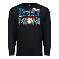 Black baseball mini with leopard Premium Sweatshirt - Zillion Design Studio