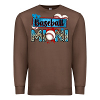 Chestnut baseball mini with leopard Premium Sweatshirt - Zillion Design Studio