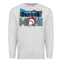 Dove Grey baseball mini with leopard Premium Sweatshirt - Zillion Design Studio