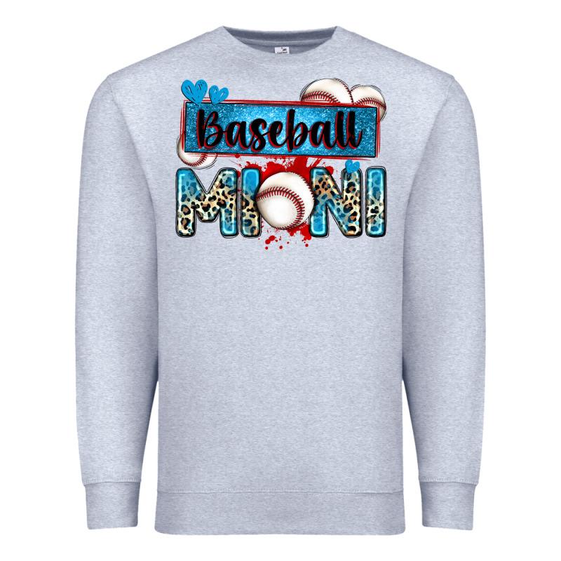 Baseball Mini With Leopard Premium Sweatshirt by Zillion Design Studio | Teevron