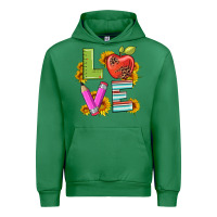 Emerald love with pen and  serape leopard Urban Hoodie - Artiststas