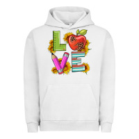 Pigment Lunar Rock love with pen and  serape leopard Urban Hoodie - Artiststas