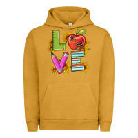 Pigment Peanut Butter love with pen and  serape leopard Urban Hoodie - Artiststas