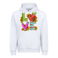 White love with pen and  serape leopard Urban Hoodie - Artiststas