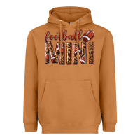 Meerkat football mini with leopard Heavyweight Hoodie - texasbilliewilder
