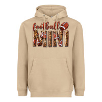 Mushroom football mini with leopard Heavyweight Hoodie - texasbilliewilder