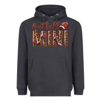 Smoke football mini with leopard Heavyweight Hoodie - texasbilliewilder