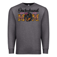 Charcoal Heather western dachshund mom Premium Sweatshirt - RanaPortraitStore
