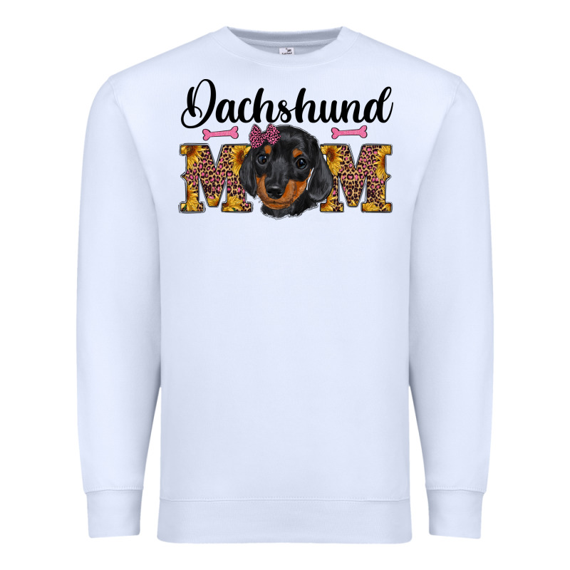 Western Dachshund Mom Premium Sweatshirt by RanaPortraitStore | Teevron