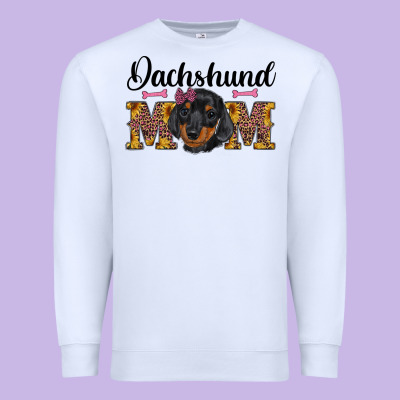 Western Dachshund Mom Premium Sweatshirt Designed By Ranaportraitstore