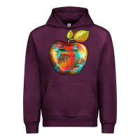 Mauve Wine leopard turquoise glitter serape Urban Hoodie - Artiststas