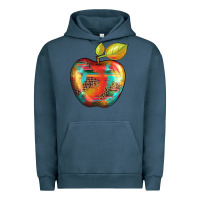 Pigment Midnight Navy leopard turquoise glitter serape Urban Hoodie - Artiststas