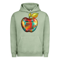 Pigment Oil Green leopard turquoise glitter serape Urban Hoodie - Artiststas