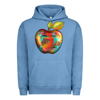 Pigment Pebble Blue leopard turquoise glitter serape Urban Hoodie - Artiststas