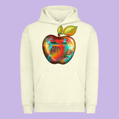 Leopard Turquoise Glitter Serape Urban Hoodie Designed By Artiststas