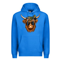 True Royal camouflage long haired cow Premium Hoodie - Jasminsmagicworld