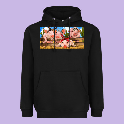 Heavyweight Hoodie Pig Farm