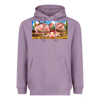 Lavender Pig Farm Heavyweight Hoodie - RanaPortraitStore