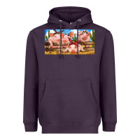 Plum Pig Farm Heavyweight Hoodie - RanaPortraitStore