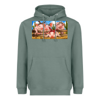 Sage Pig Farm Heavyweight Hoodie - RanaPortraitStore