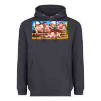 Smoke Pig Farm Heavyweight Hoodie - RanaPortraitStore