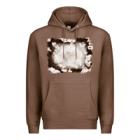 Chestnut cowhide frames background Premium Hoodie - RanaPortraitStore