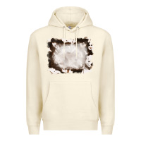 Sandshell cowhide frames background Premium Hoodie - RanaPortraitStore
