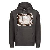 Smoke cowhide frames background Premium Hoodie - RanaPortraitStore