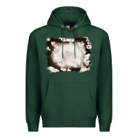 Sports Green cowhide frames background Premium Hoodie - RanaPortraitStore