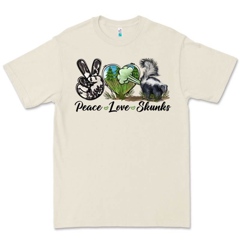 Peace Love Skunks Premium Tee by LillyAllenDesigns | Teevron