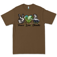Cacao Peace Love Skunks Premium Tee - LillyAllenDesigns