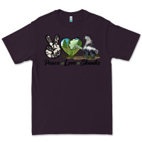 Plum Peace Love Skunks Premium Tee - LillyAllenDesigns