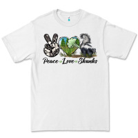 White Peace Love Skunks Premium Tee - LillyAllenDesigns