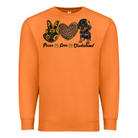 Carrot peace love dachshund Premium Sweatshirt - RanaPortraitStore