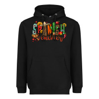 Black spanish teacher Heavyweight Hoodie - Zillion Design Studio