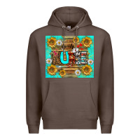Coffee sunflower and daisy nurse tumbler Premium Hoodie - BundleAndBundleShop