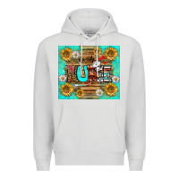 Dove Grey sunflower and daisy nurse tumbler Premium Hoodie - BundleAndBundleShop
