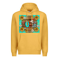 Mustard sunflower and daisy nurse tumbler Premium Hoodie - BundleAndBundleShop