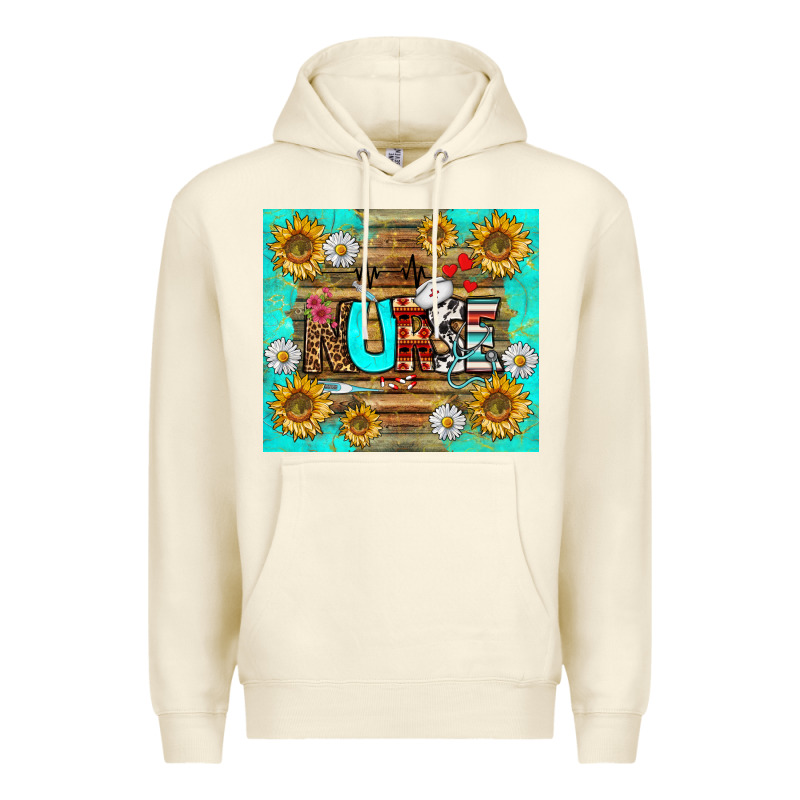 Sunflower And Daisy Nurse Tumbler Premium Hoodie by BundleAndBundleShop | Teevron